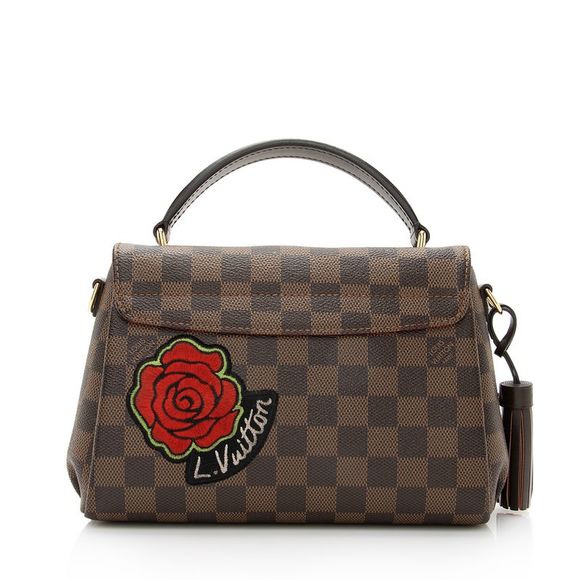 Louis Vuitton Limited Edition Damier Ebene Patches Croisette Shoulder Bag - Picture 3 of 15